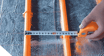 15cm的間距，規范化施工