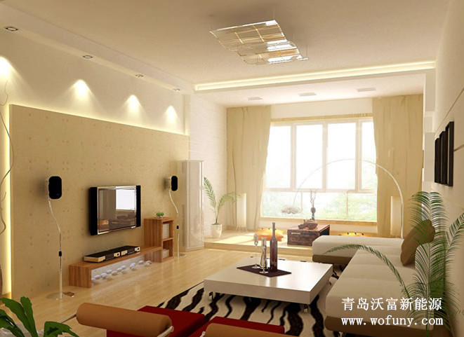 空氣能中央空調，地源熱泵中央空調，沃富新能源